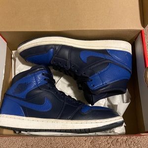 🔥 Nike Air Jordan 1 Mid Obsidian Game Royals - Gently Used - Not OG box 🔥